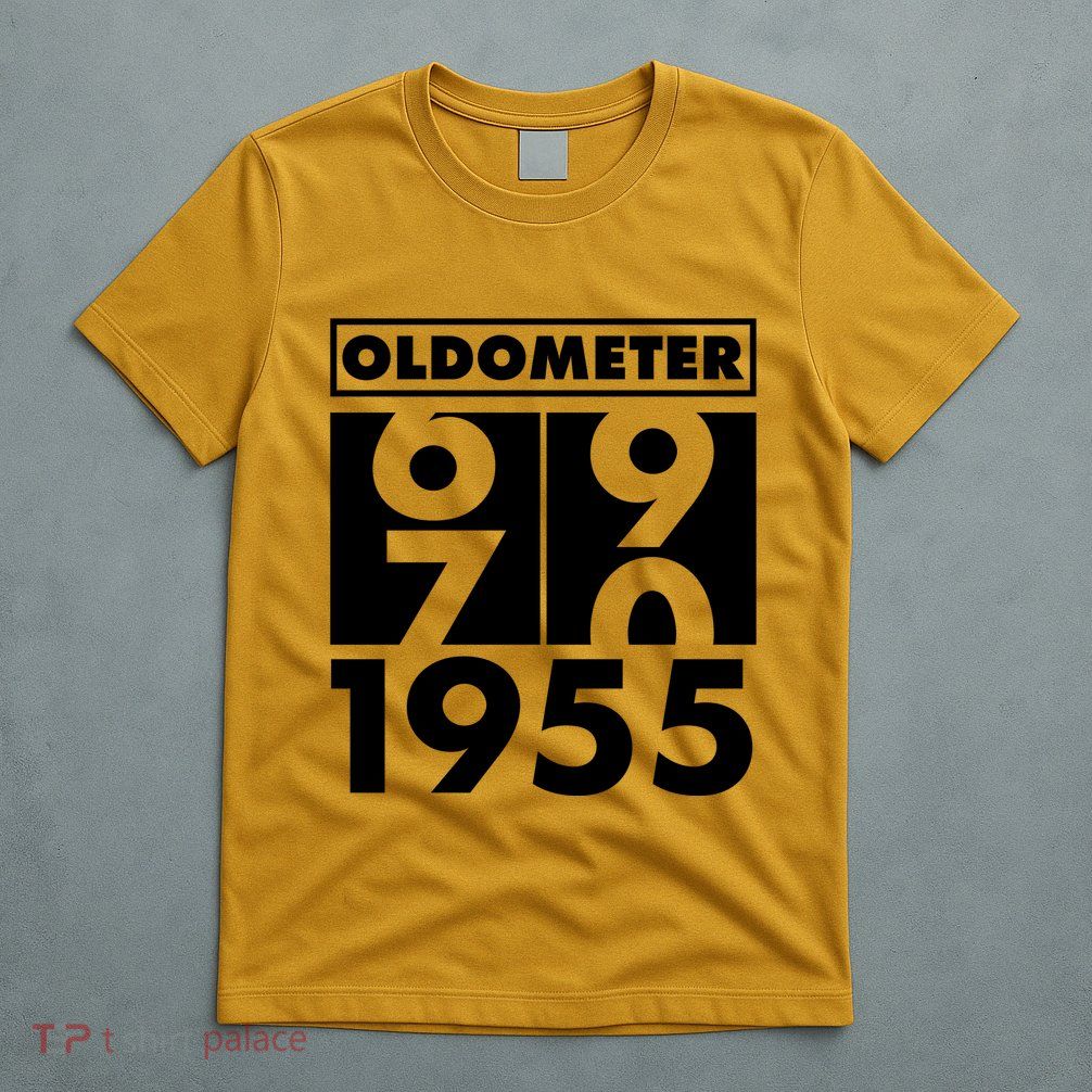 Funny Oldometer Made In 1955 70th Birthday T-Shirt