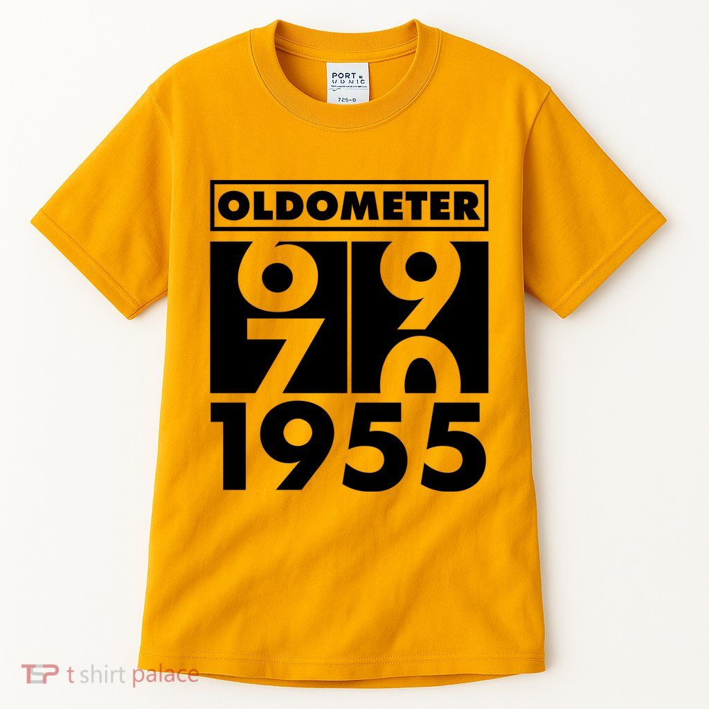 Funny Oldometer Made In 1955 70th Birthday Tall T-Shirt