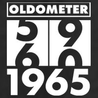 Funny Oldometer Made In 1965 60th Birthday 25L Jumbo Tote