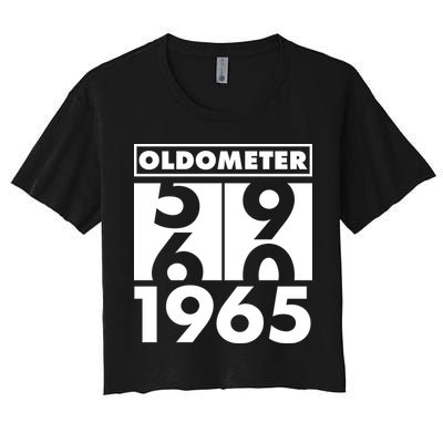 Funny Oldometer Made In 1965 60th Birthday Crop Top