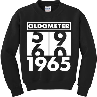 Funny Oldometer Made In 1965 60th Birthday Kids Sweatshirt