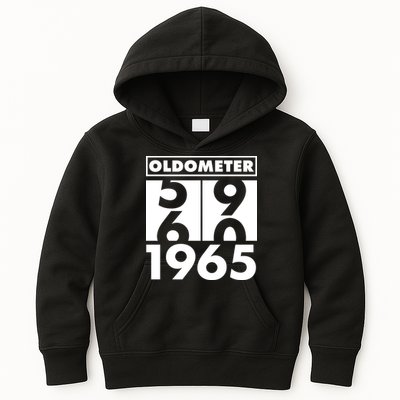 Funny Oldometer Made In 1965 60th Birthday Kids Hoodie