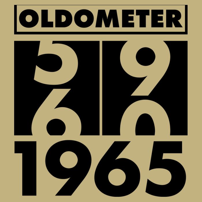 Funny Oldometer Made In 1965 60th Birthday Hoodie