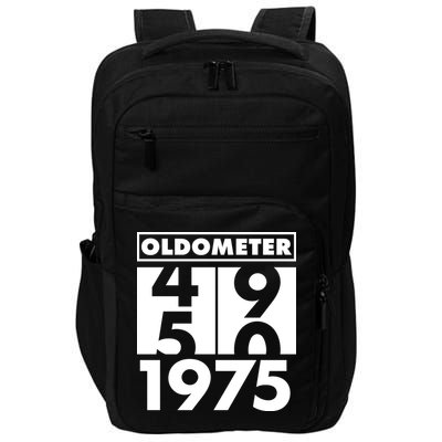 Funny Oldometer Made In 1975 50th Birthday Impact Tech Backpack