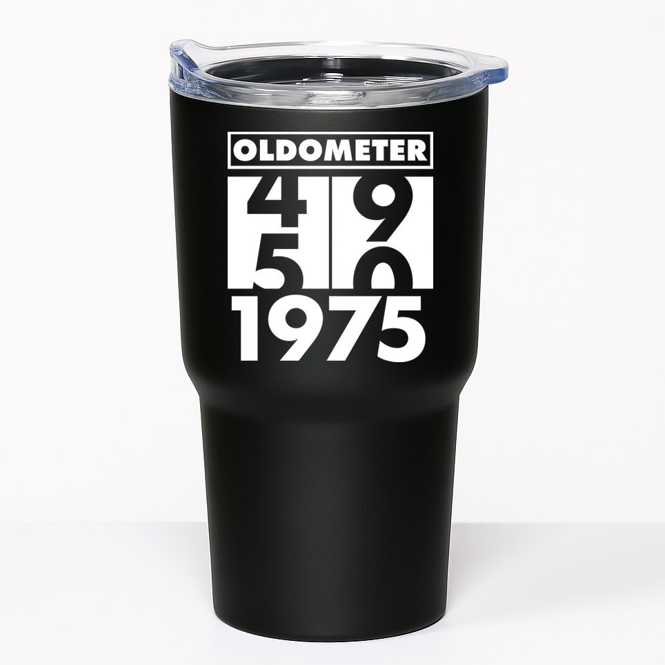 Funny Oldometer Made In 1975 50th Birthday Tumbler