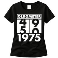 Funny Oldometer Made In 1975 50th Birthday Womens T-Shirt