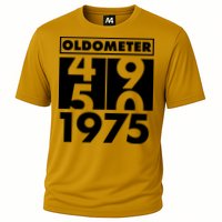 Funny Oldometer Made In 1975 50th Birthday Cooling Performance Crew T-Shirt