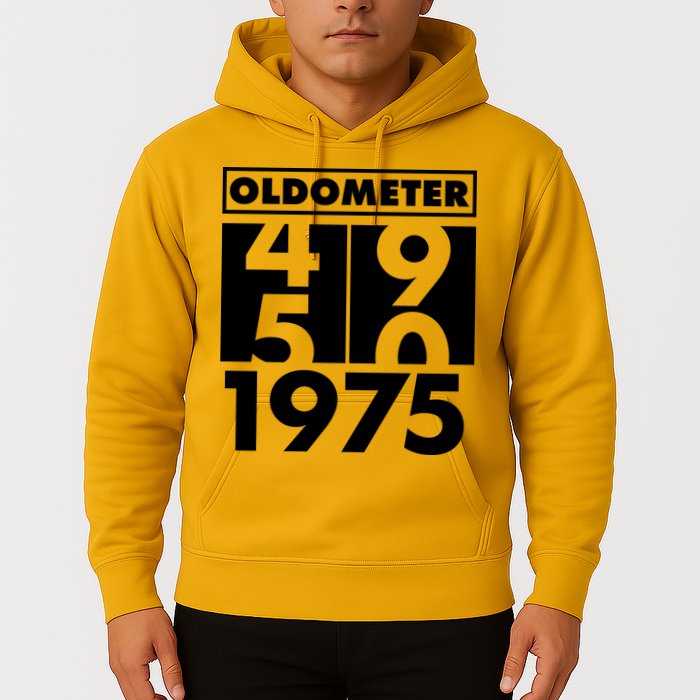 Funny Oldometer Made In 1975 50th Birthday Hoodie