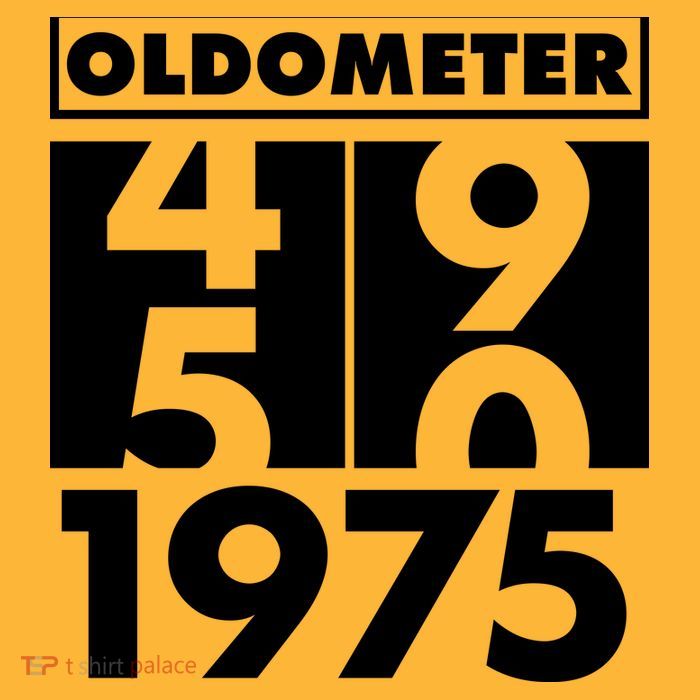 Funny Oldometer Made In 1975 50th Birthday T-Shirt