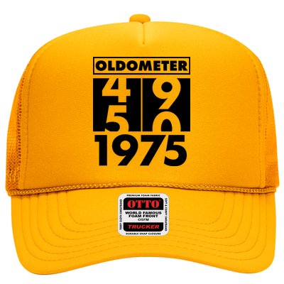 Funny Oldometer Made In 1975 50th Birthday Trucker Hat