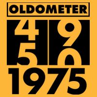 Funny Oldometer Made In 1975 50th Birthday Golf Towel