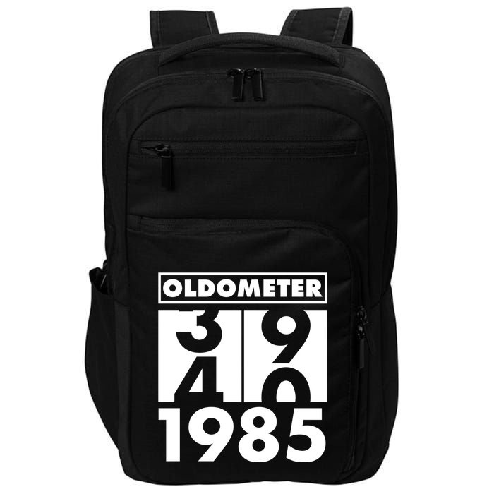 Funny Oldometer Made In 1985 40th Birthday Impact Tech Backpack