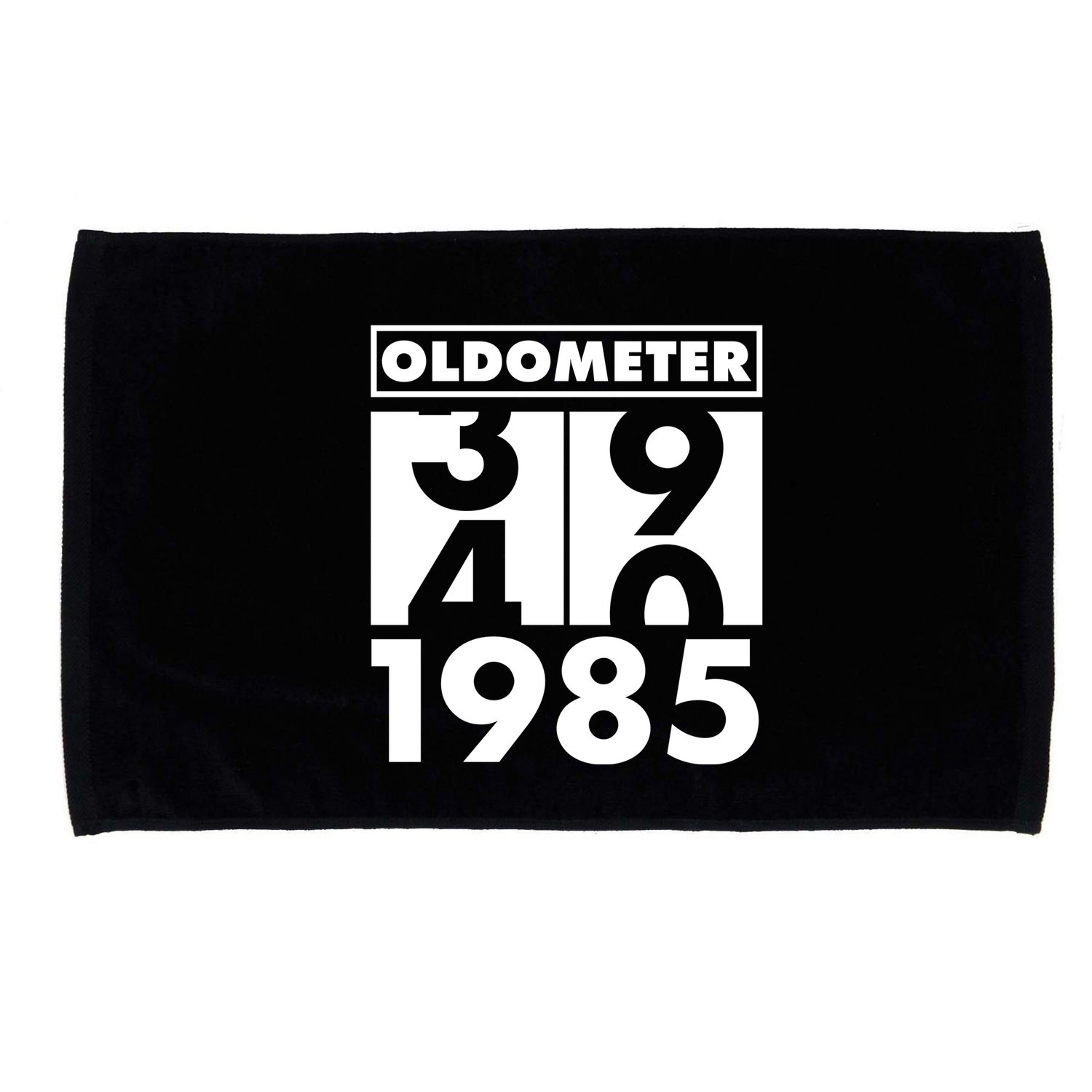 Funny Oldometer Made In 1985 40th Birthday Microfiber Hand Towel