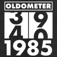 Funny Oldometer Made In 1985 40th Birthday Microfiber Hand Towel