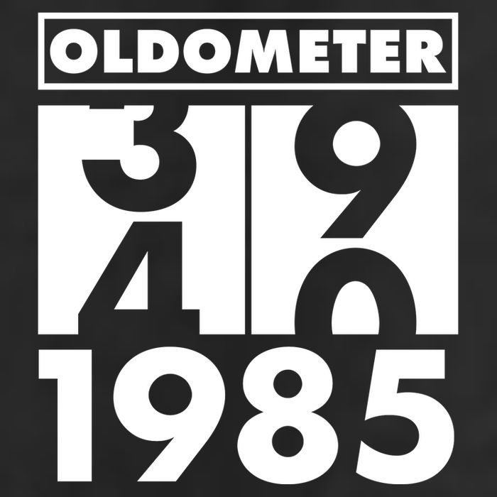 Funny Oldometer Made In 1985 40th Birthday Microfiber Hand Towel