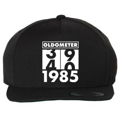 Funny Oldometer Made In 1985 40th Birthday Wool Snapback Cap