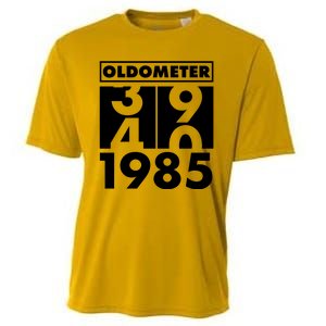 Funny Oldometer Made In 1985 40th Birthday Cooling Performance Crew T-Shirt