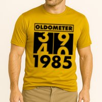 Funny Oldometer Made In 1985 40th Birthday Cooling Performance Crew T-Shirt