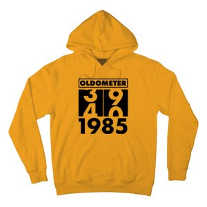 Funny Oldometer Made In 1985 40th Birthday Hoodie