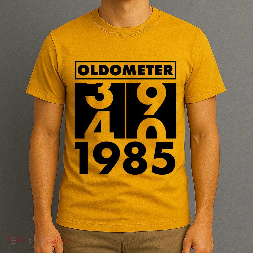 Funny Oldometer Made In 1985 40th Birthday T-Shirt