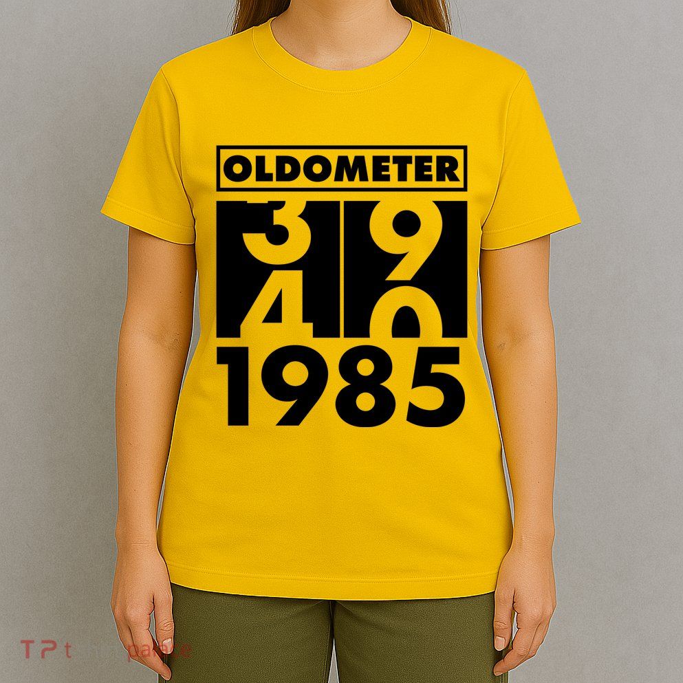 Funny Oldometer Made In 1985 40th Birthday T-Shirt