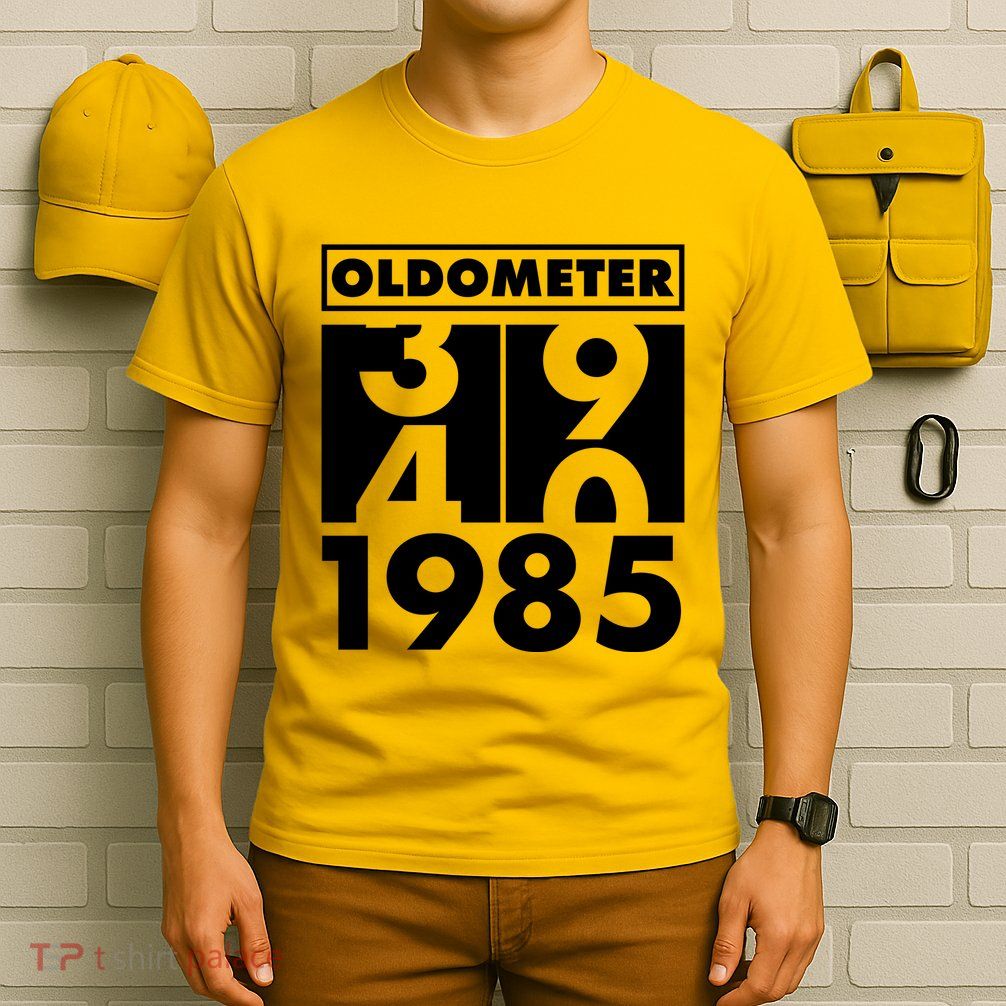 Funny Oldometer Made In 1985 40th Birthday T-Shirt