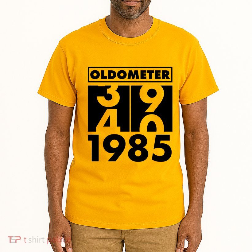 Funny Oldometer Made In 1985 40th Birthday Tall T-Shirt