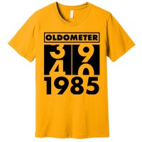 Funny Oldometer Made In 1985 40th Birthday Premium T-Shirt