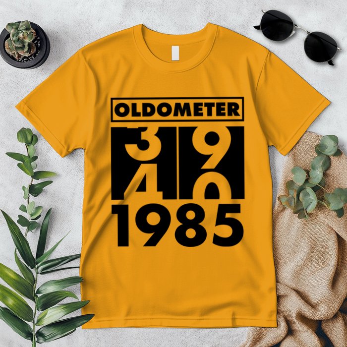 Funny Oldometer Made In 1985 40th Birthday Premium T-Shirt