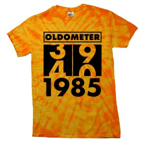 Funny Oldometer Made In 1985 40th Birthday Tie-Dye T-Shirt