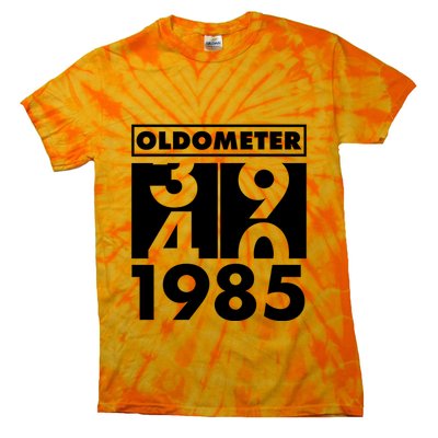 Funny Oldometer Made In 1985 40th Birthday Tie-Dye T-Shirt