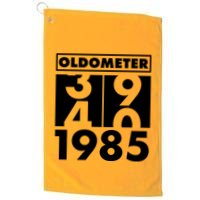 Funny Oldometer Made In 1985 40th Birthday Golf Towel