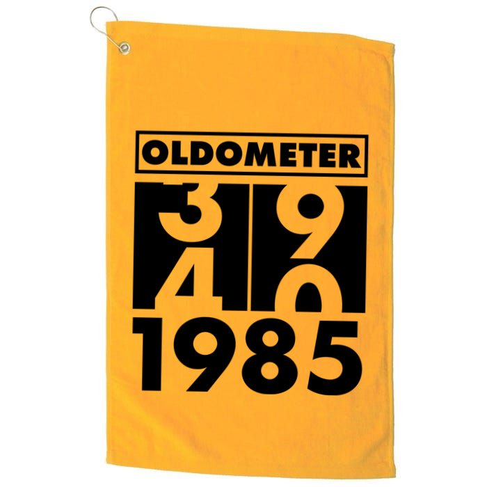 Funny Oldometer Made In 1985 40th Birthday Golf Towel