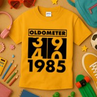 Funny Oldometer Made In 1985 40th Birthday Kids T-Shirt