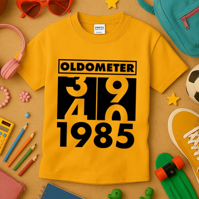Funny Oldometer Made In 1985 40th Birthday Kids T-Shirt
