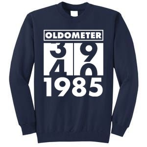 Funny Oldometer Made In 1985 40th Birthday Tall Sweatshirt