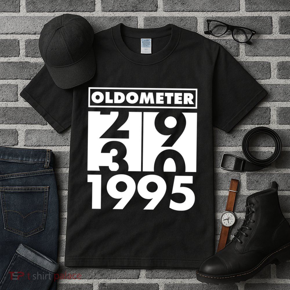 Funny Oldometer Made In 1995 30th Birthday Tall T-Shirt