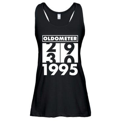 Funny Oldometer Made In 1995 30th Birthday Ladies Essential Flowy Tank