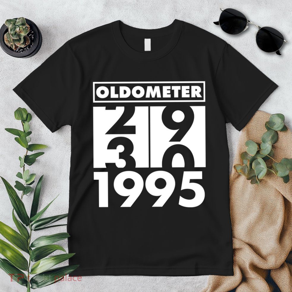 Funny Oldometer Made In 1995 30th Birthday Premium T-Shirt