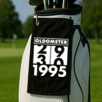 Funny Oldometer Made In 1995 30th Birthday Golf Towel