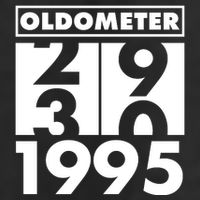 Funny Oldometer Made In 1995 30th Birthday Golf Towel