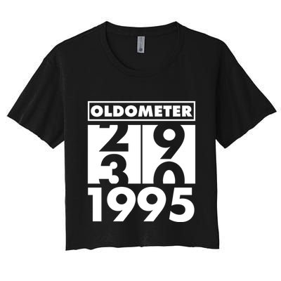 Funny Oldometer Made In 1995 30th Birthday Crop Top