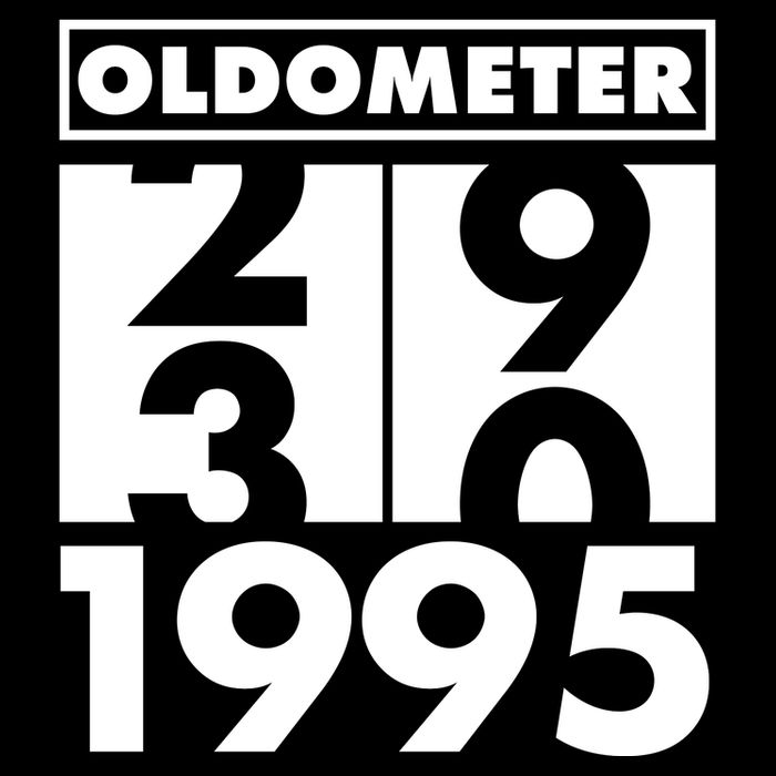 Funny Oldometer Made In 1995 30th Birthday Cropped Pullover Crew
