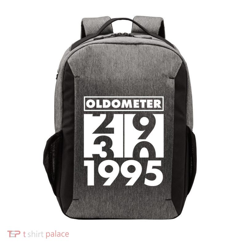 Funny Oldometer Made In 1995 30th Birthday Vector Backpack