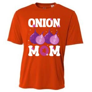 Funny Onion Mom Fruit Vegetable Mothers' Day Gardener Lover Great Gift Cooling Performance Crew T-Shirt