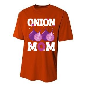 Funny Onion Mom Fruit Vegetable Mothers' Day Gardener Lover Great Gift Performance Sprint T-Shirt