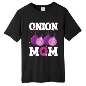 Funny Onion Mom Fruit Vegetable Mothers' Day Gardener Lover Great Gift Tall Fusion ChromaSoft Performance T-Shirt