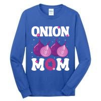 Funny Onion Mom Fruit Vegetable Mothers' Day Gardener Lover Great Gift Tall Long Sleeve T-Shirt