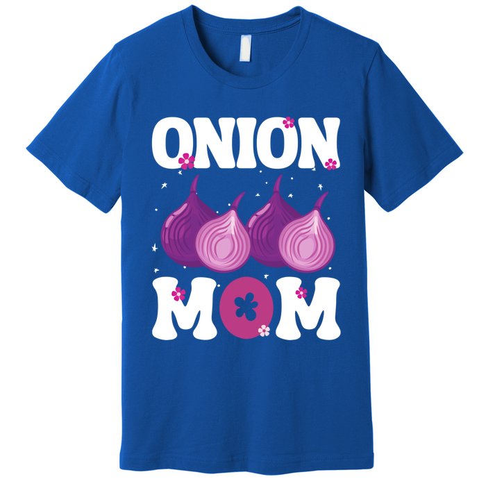 Funny Onion Mom Fruit Vegetable Mothers' Day Gardener Lover Great Gift Premium T-Shirt