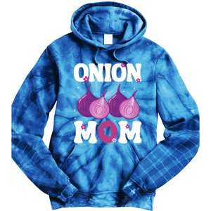 Funny Onion Mom Fruit Vegetable Mothers' Day Gardener Lover Great Gift Tie Dye Hoodie